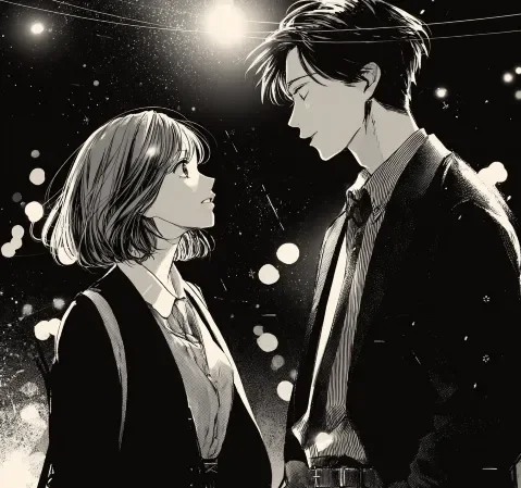 热血题材漫画画面：少年与机甲